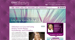 Desktop Screenshot of kmatherapy.com
